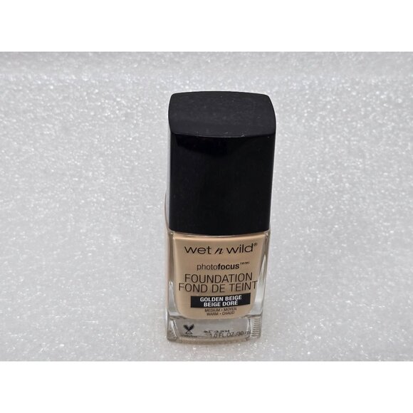 Wet N Wild Photo Focus Foundation Golden Beige 30ml Long-Lasting Matte Finish - Picture 1 of 2
